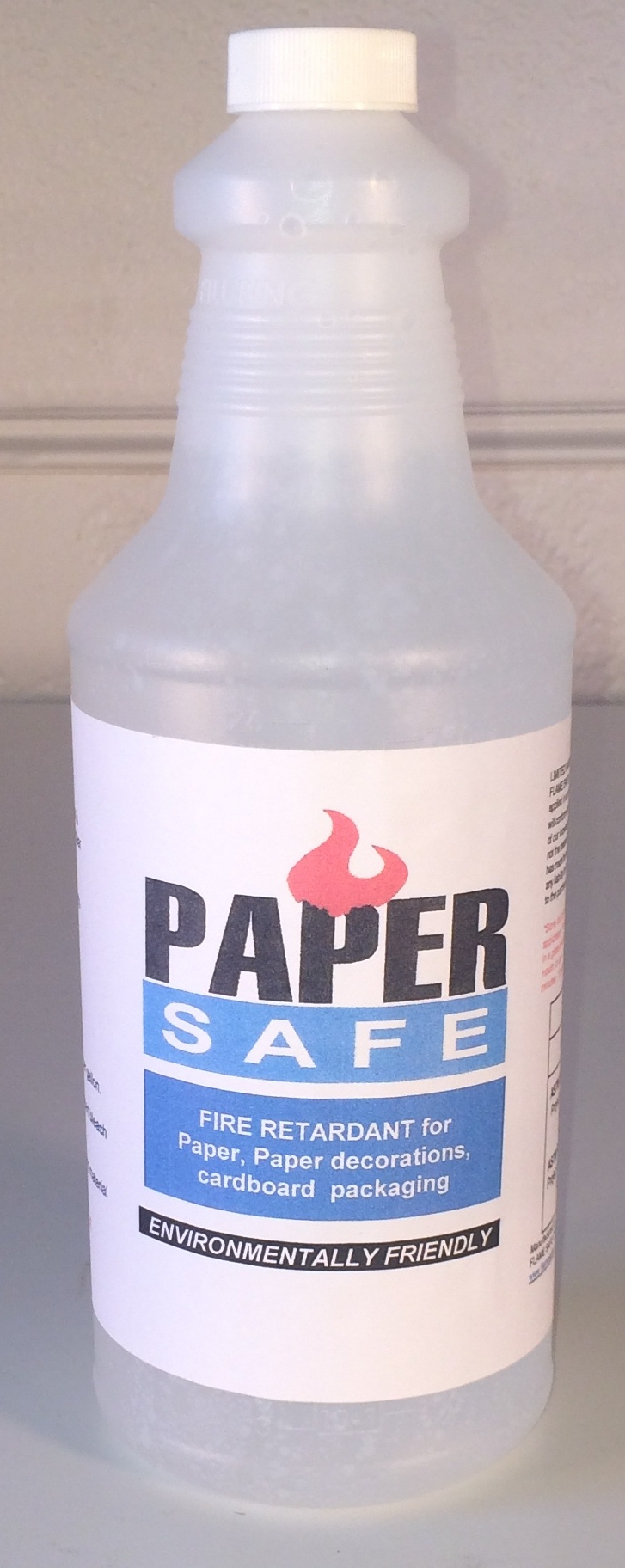 Paper Safe fire retardand for paper, paper decorations and cardboard